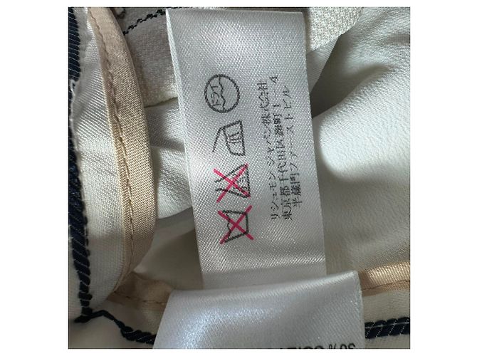 Pantaloni a righe Chloé in acetato multicolore - vista 13