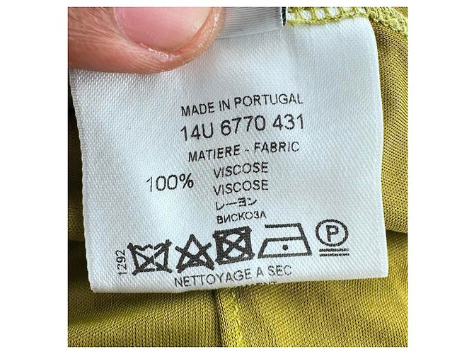 Alça Givenchy com decote redondo em viscose azeitona Verde Verde oliva - vista 6
