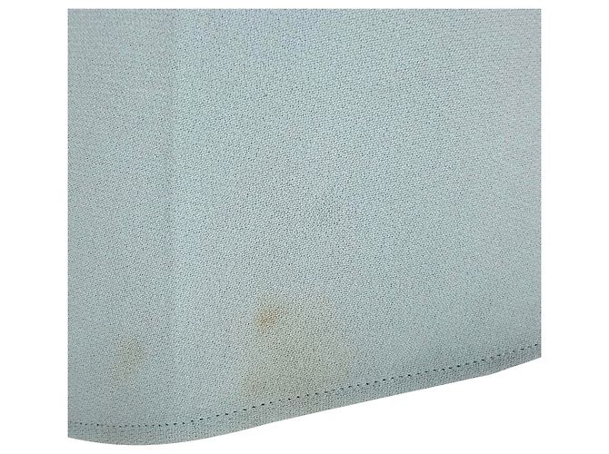 Top sin mangas de cuello redondo Chloé en viscosa azul - vista 5
