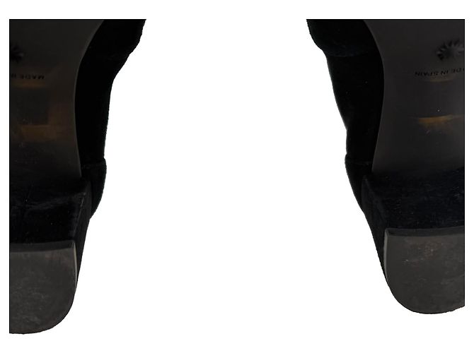 Botines de tacón Stuart Weitzman Yuliana en ante negro - vista 10