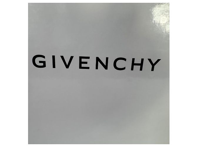 Bottines mi-mollet Givenchy Shark Lock à talon compensé en cuir bordeaux Rouge - vue 14