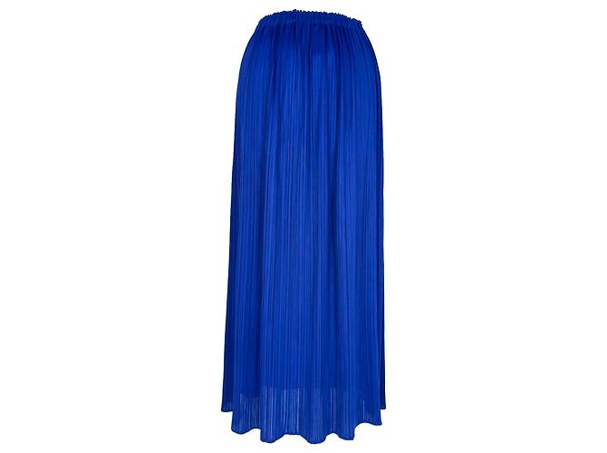 Falda midi plisada Issey Miyake Pleats Please en poliéster azul - vista 3