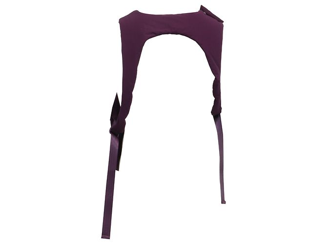 Chaleco Padded Harness Louis Vuitton en Algodón Violeta Púrpura - vista 4