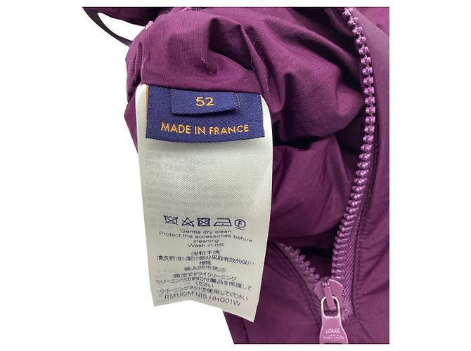 Chaleco Padded Harness Louis Vuitton en Algodón Violeta Púrpura - vista 7