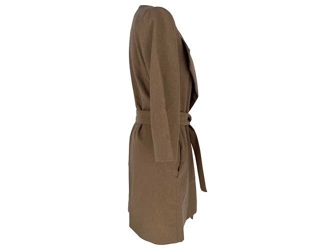Abrigo con cinturón Etro en cashmere marrón Castaño - vista 2