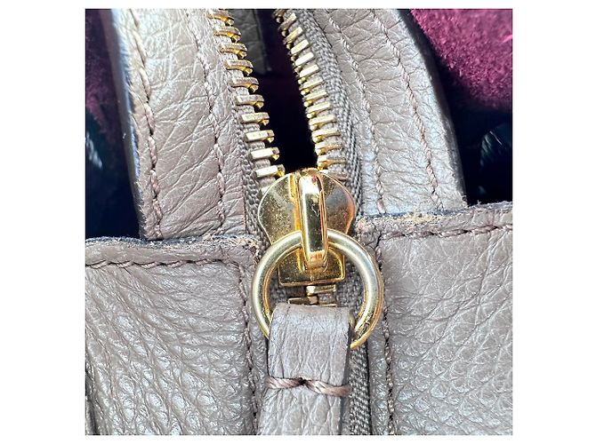 Sac cabas Mulberry Small Bayswater en cuir marron Rouge - vue 8