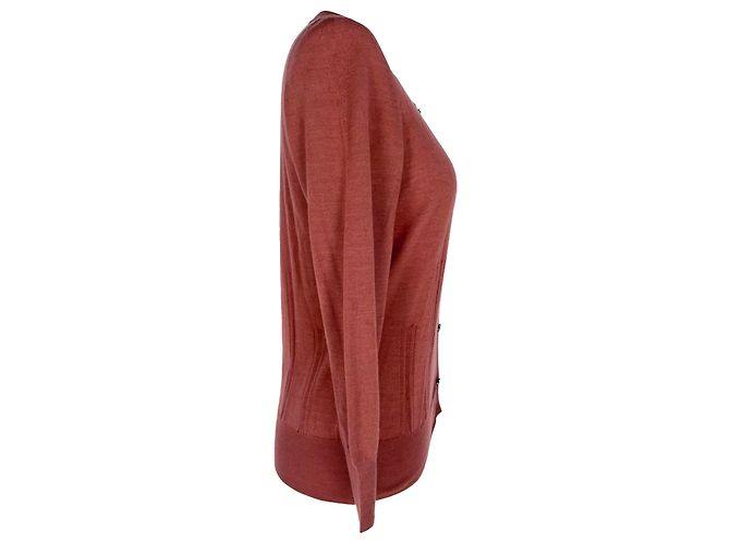 Dolce & Gabbana Cardigan aus rosa Kaschmir mit verzierten Knöpfen Pink - Ansicht 2