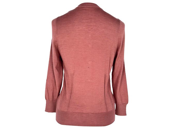 Dolce & Gabbana Cardigan aus rosa Kaschmir mit verzierten Knöpfen Pink - Ansicht 3