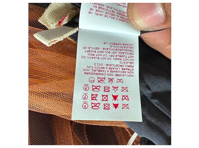 Marni Maxi-Tüllrock aus braunem Polyester - Ansicht 6