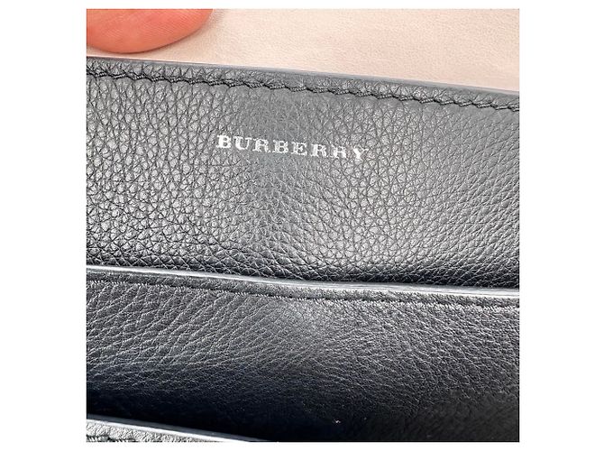 Burberry Medium Marais Gürteltasche aus schwarzem Leder - Ansicht 10