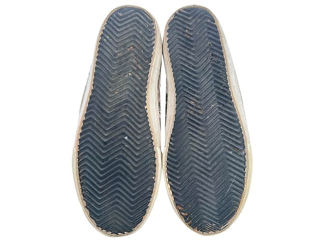 Sneakers Golden Goose Super-Star Glittered in cotone multicolore - vista 10