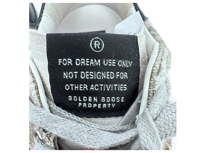 Sneakers Golden Goose Super-Star Glittered in cotone multicolore - vista 11