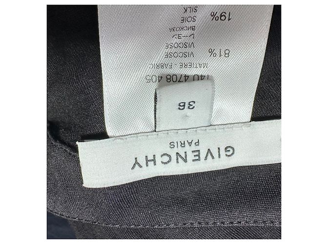 Givenchy Ruched Maxi-Rock aus schwarzer Viskose - Ansicht 3