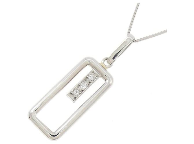 Autre Marque Collana in platino Pt900/Pt850 con diamanti Argento - vista 3