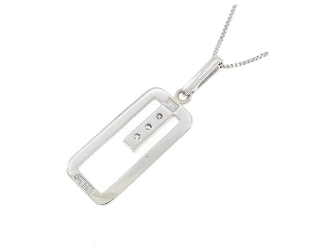 Autre Marque Collana in platino Pt900/Pt850 con diamanti Argento - vista 4