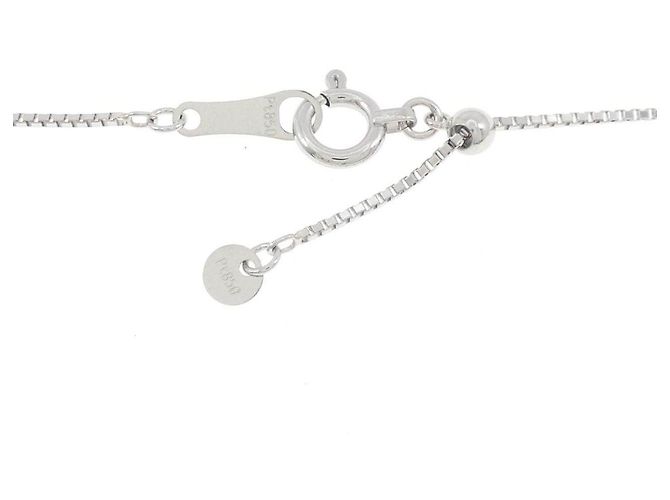 Autre Marque Diamantenhalskette Pt900 Pt850 Silber - Ansicht 5