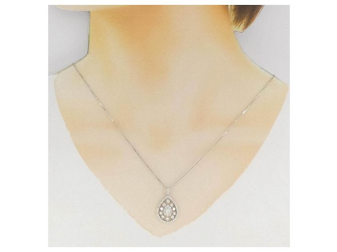 Autre Marque Collana di diamanti Pt900 Pt850 Argento - vista 6