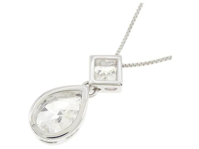 Autre Marque Collana di diamanti Pt900/Pt850 Argento - vista 4