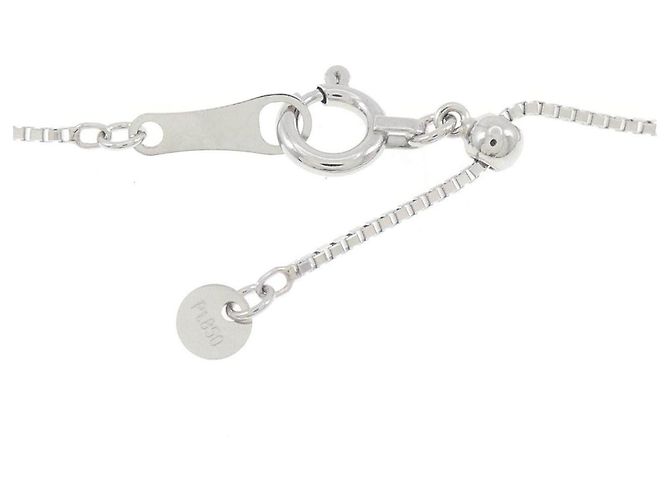 Autre Marque Collana in Pt900 Pt850 Zaffiro e Diamante Argento - vista 5