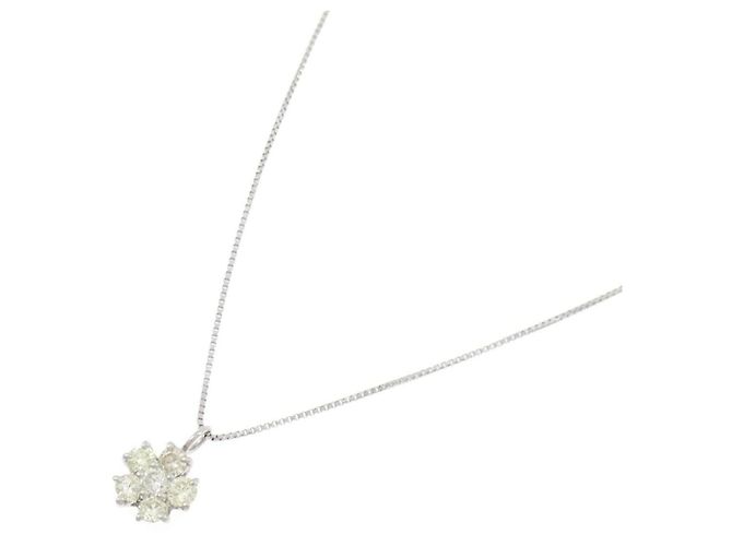 Autre Marque Collana in diamanti Pt900/Pt850 Argento - vista 2
