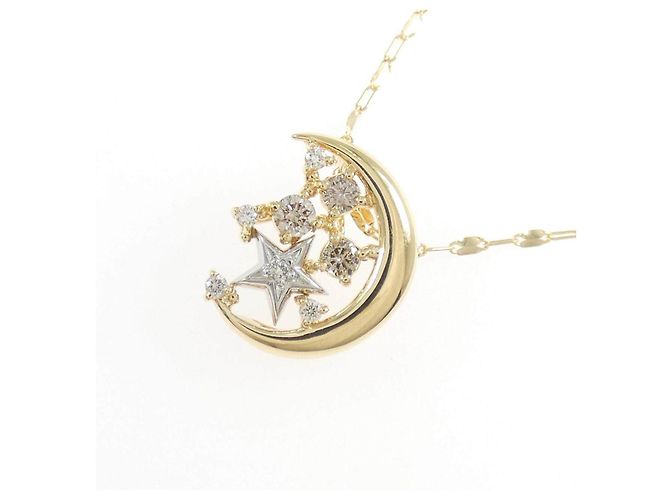 Autre Marque Collana di Diamanti Au750 PT900 D'oro - vista 3