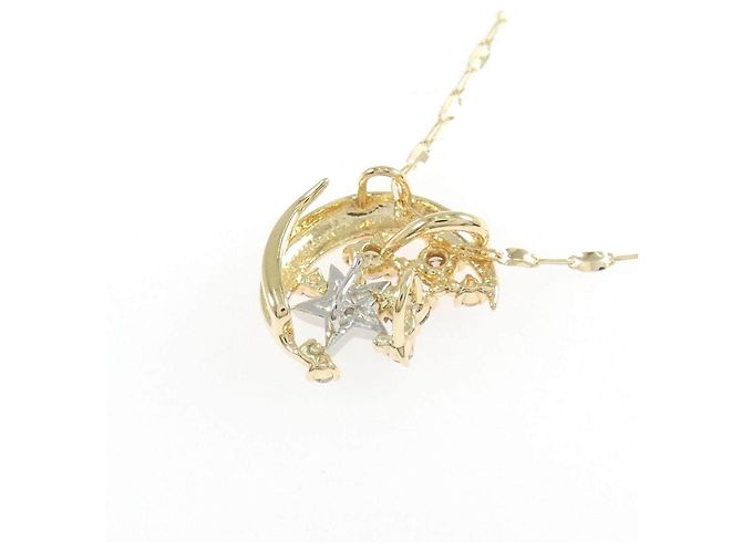 Autre Marque Collana di Diamanti Au750 PT900 D'oro - vista 4