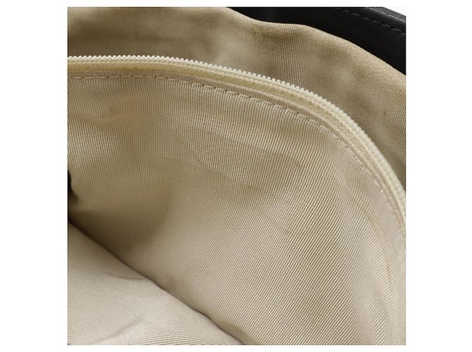 Borsa a tracolla Chanel Matelassé in pelle d'agnello con catena Nero - vista 8