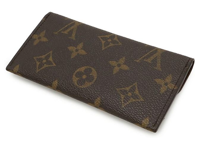 Monedero de piel Monogram Louis Vuitton Castaño - vista 2