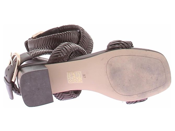 Marc Cain Handgefertigte Sandalen braun - Ansicht 5