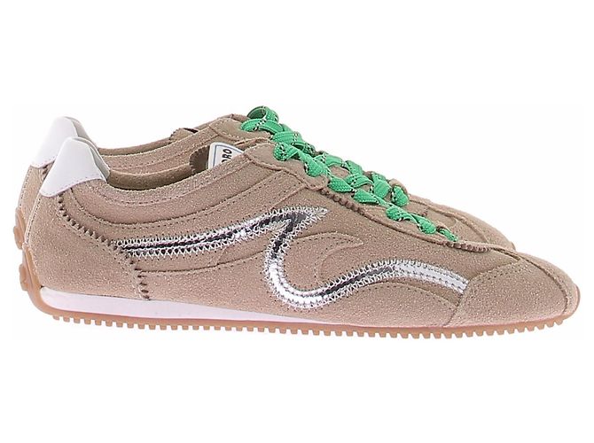 Sneakers Sandro Light Wave in pelle marrone - vista 6