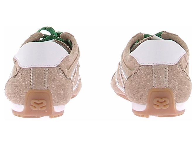 Sneakers Sandro Light Wave in pelle marrone - vista 7