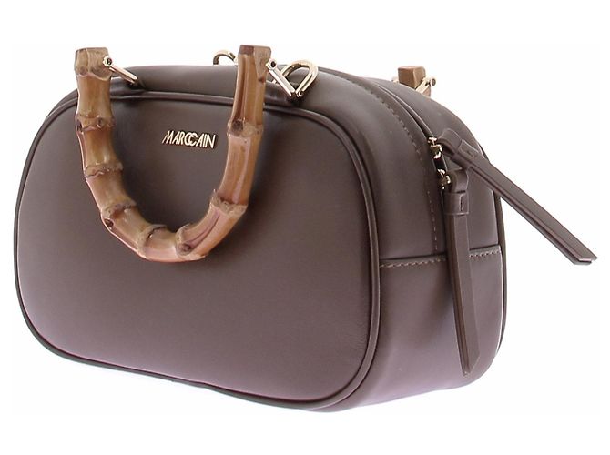 Marc Cain Mini borsa bowling in pelle Marrone - vista 2