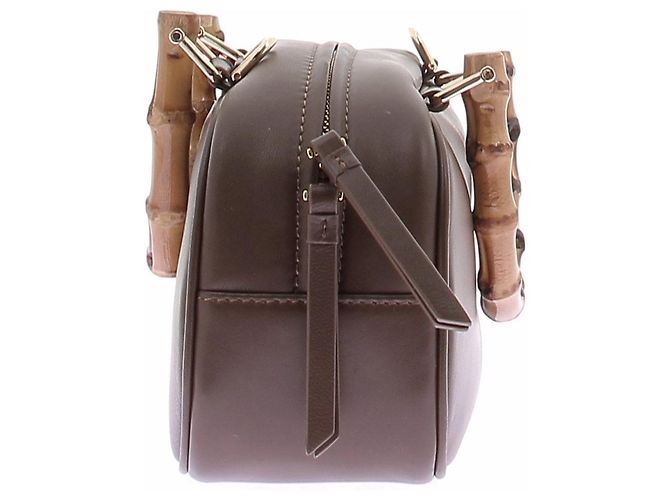 Marc Cain Mini borsa bowling in pelle Marrone - vista 5