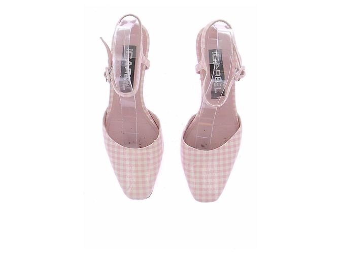 Carel Slingback in vichy rosa - vista 4