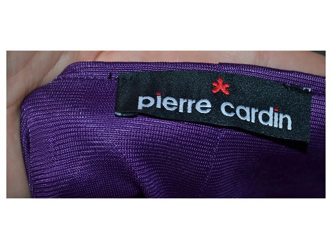 Pierre Cardin Abito Viola a Maniche Lunghe Porpora - vista 5