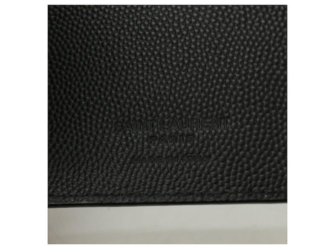 Saint Laurent Black Leather Bi-Fold Wallet - view 7