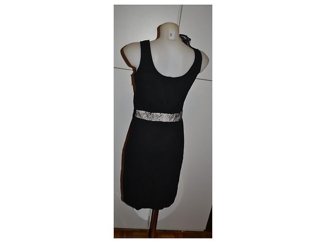 Vestido Valentino Garavani Negro de Algodón con Encaje - vista 5
