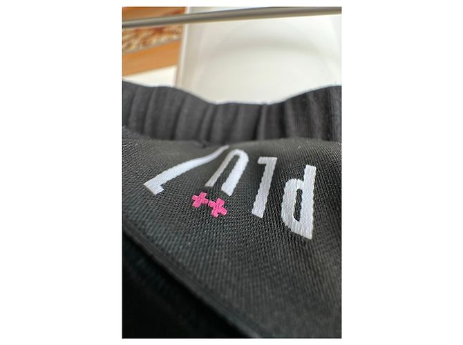 Munthe Plus Simonsen PLU Schwarzer Langer Strickrock mit Taschen - Ansicht 3