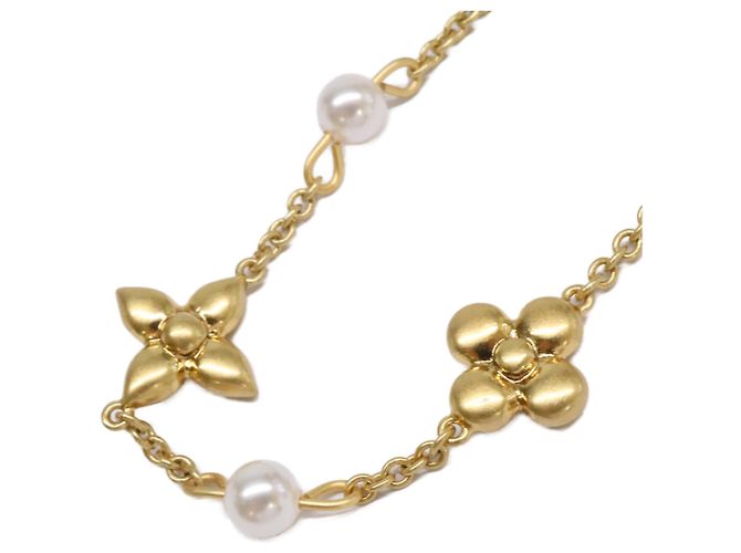 Louis Vuitton Louisa Imitationsperlenkette Golden - Ansicht 2