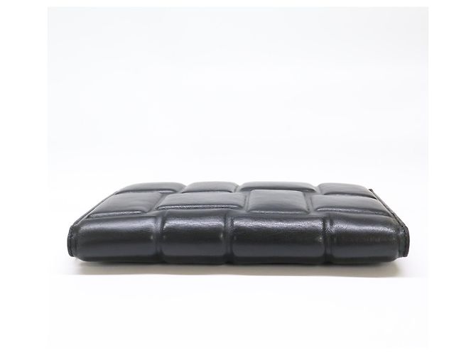 Portafoglio lungo zip imbottito Bottega Veneta Nero - vista 3