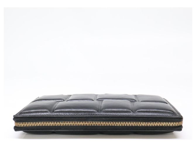 Portafoglio lungo zip imbottito Bottega Veneta Nero - vista 5