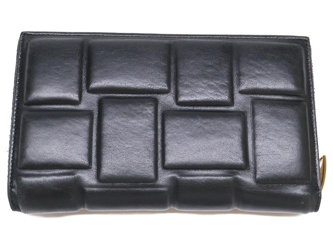 Portafoglio lungo zip imbottito Bottega Veneta Nero - vista 6