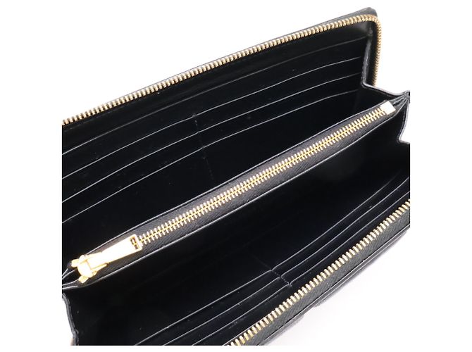 Portafoglio lungo zip imbottito Bottega Veneta Nero - vista 7