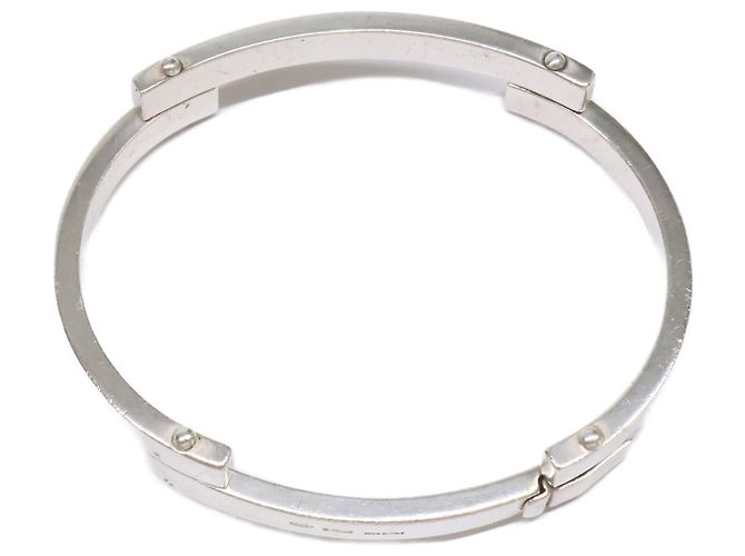 Bracciale a maglie a piastra GUCCI 925 Argento - vista 6
