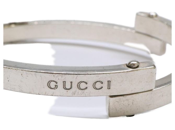 Bracciale a maglie a piastra GUCCI 925 Argento - vista 7