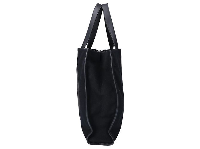 Fendi Shopper-Bag aus schwarzem Canvas - Ansicht 2
