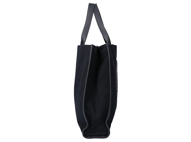 Fendi Shopper-Bag aus schwarzem Canvas - Ansicht 4