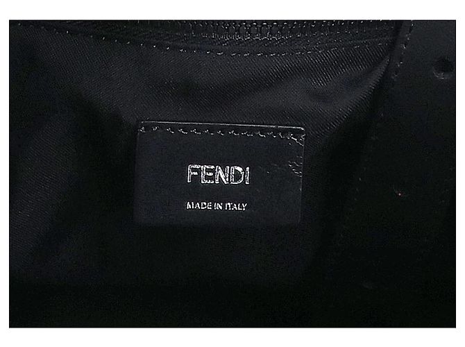Fendi Shopper-Bag aus schwarzem Canvas - Ansicht 7
