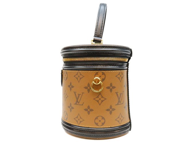 Borsa a tracolla Louis Vuitton Monogram Reverse Cannes Marrone - vista 2