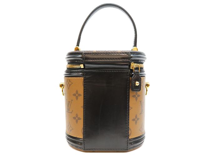 Borsa a tracolla Louis Vuitton Monogram Reverse Cannes Marrone - vista 3